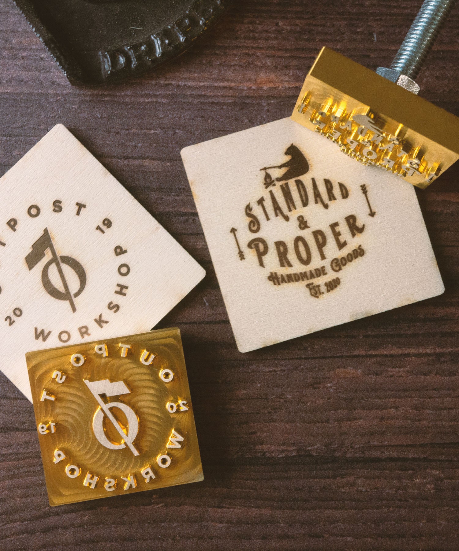 Wood Branding Irons Leather Stamps Outpost Workshop