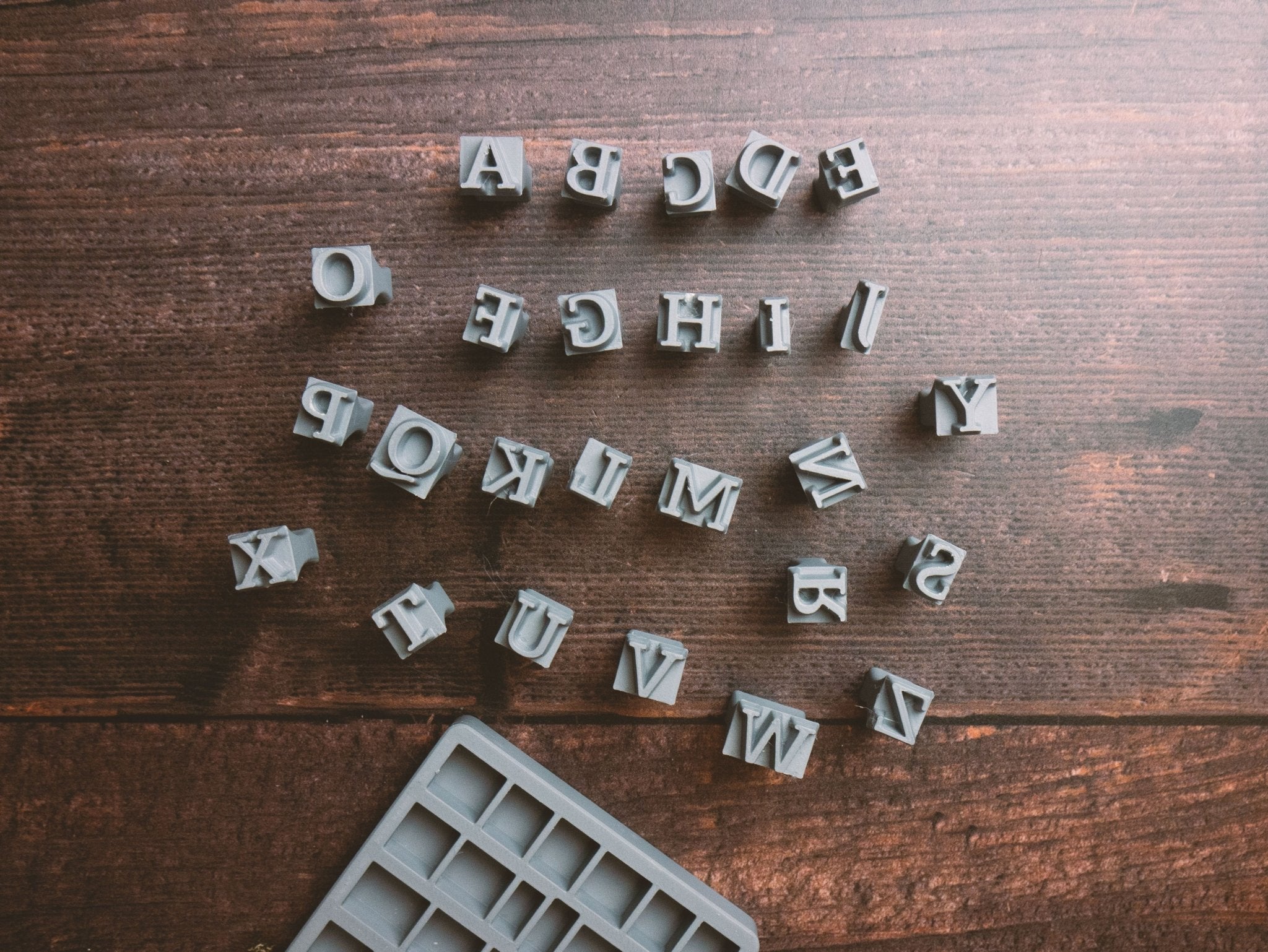 Alphabet Stamp Set for Clay - Outpost Workshop